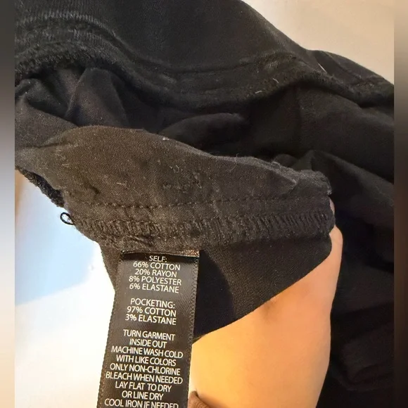 Betabrand Jeans Black Flare Medium - Picture 4 of 4